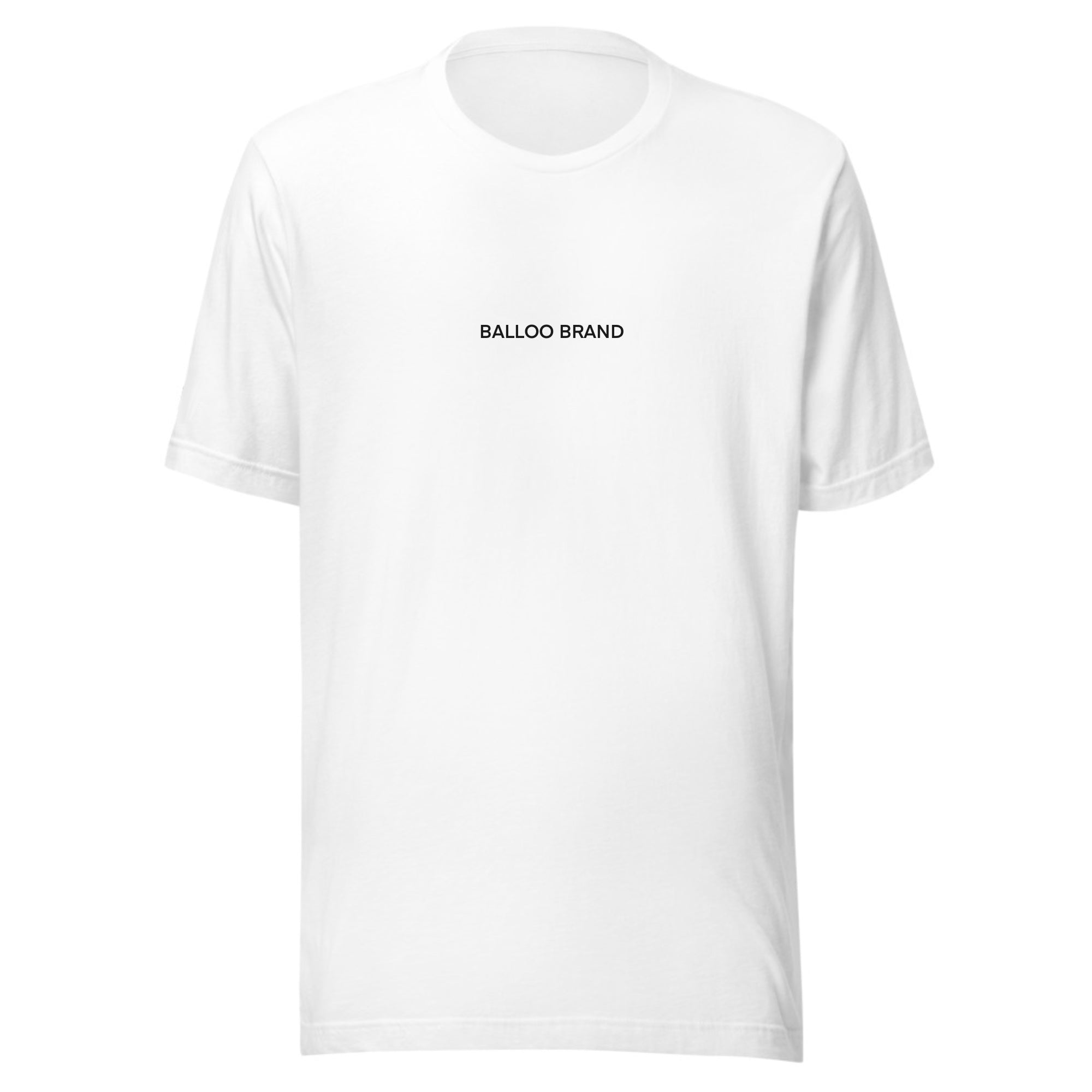 T-Shirt Unissex 100% Algodão Orgânico Big Balloo Branca