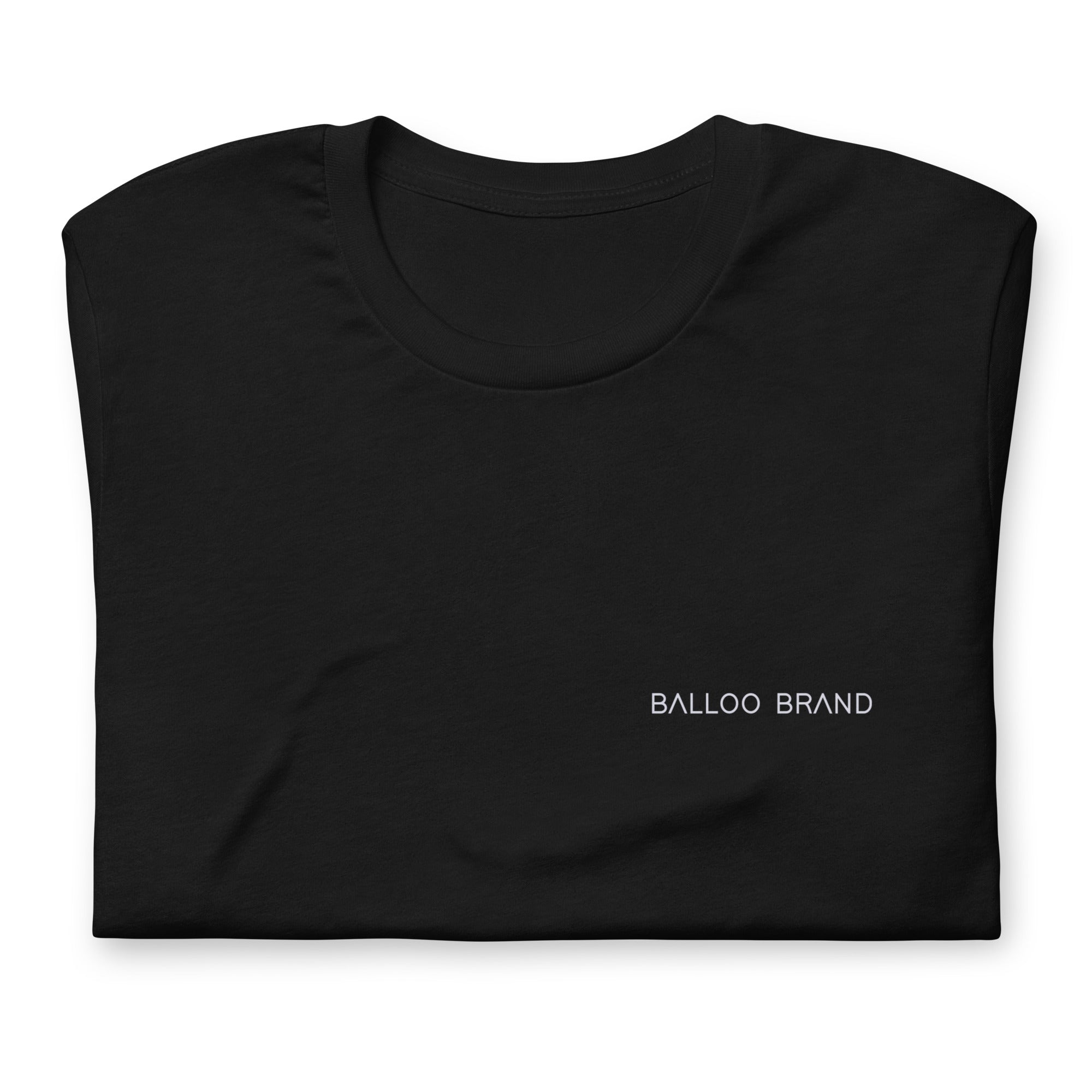 T-Shirt Unissex 100% Algodão Orgânico Clássica Preta