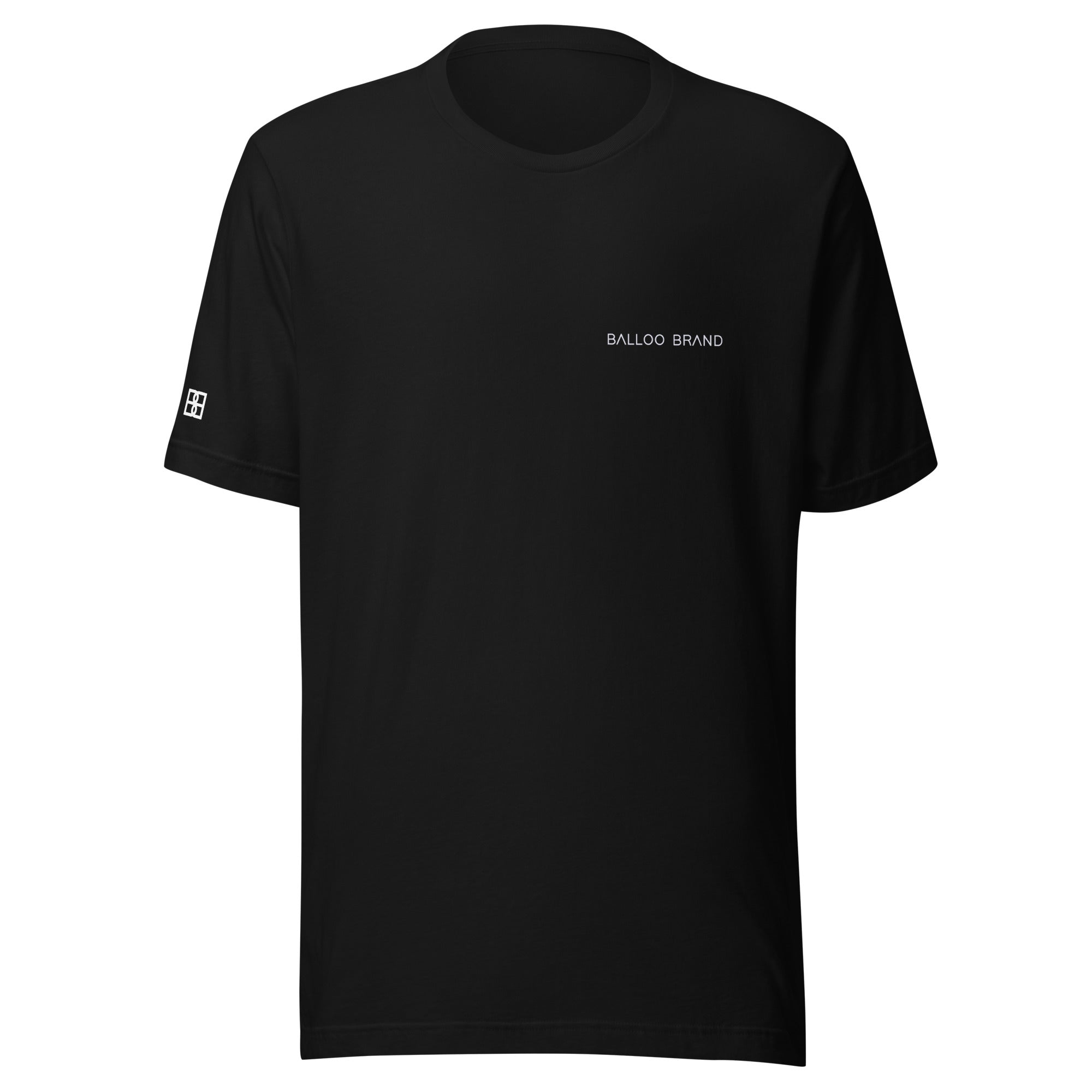 T-Shirt Unissex 100% Algodão Orgânico Clássica Preta