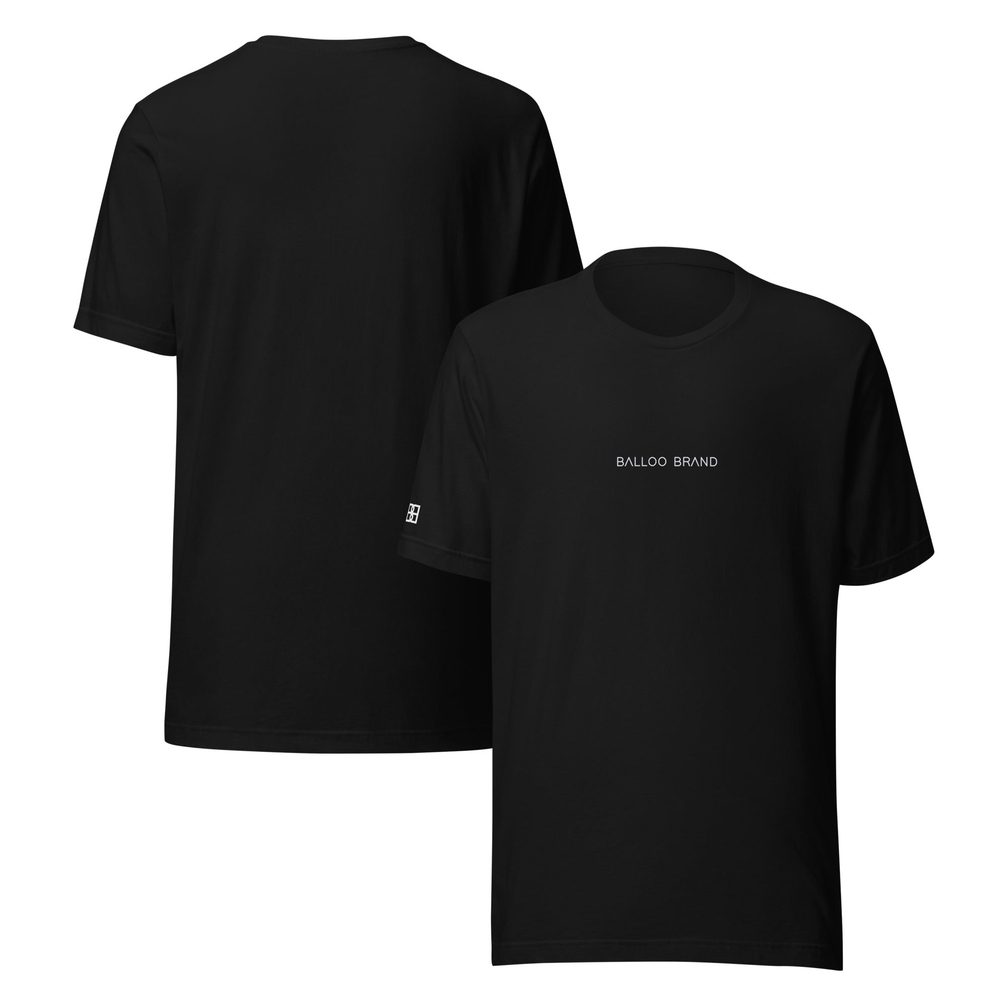 T-Shirt Unissex 100% Algodão Orgânico Central Preta
