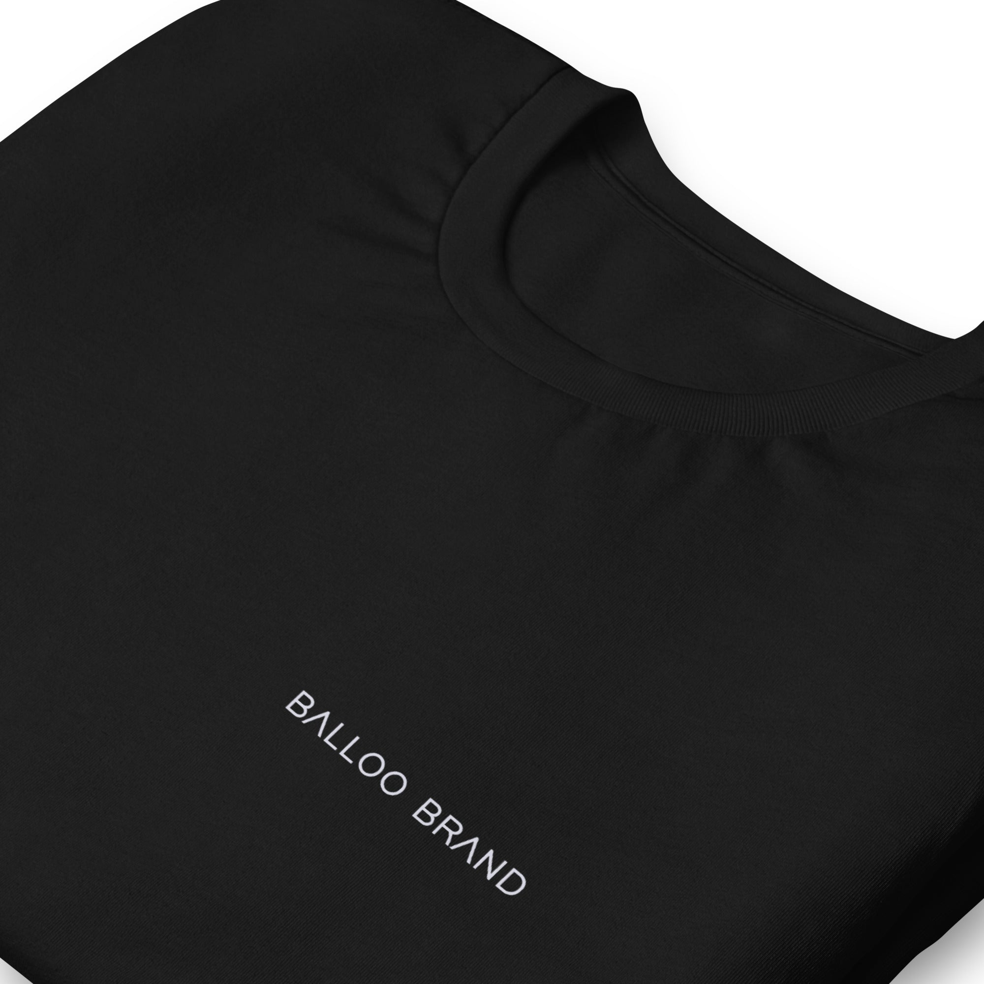 T-Shirt Unissex 100% Algodão Orgânico Clássica Preta