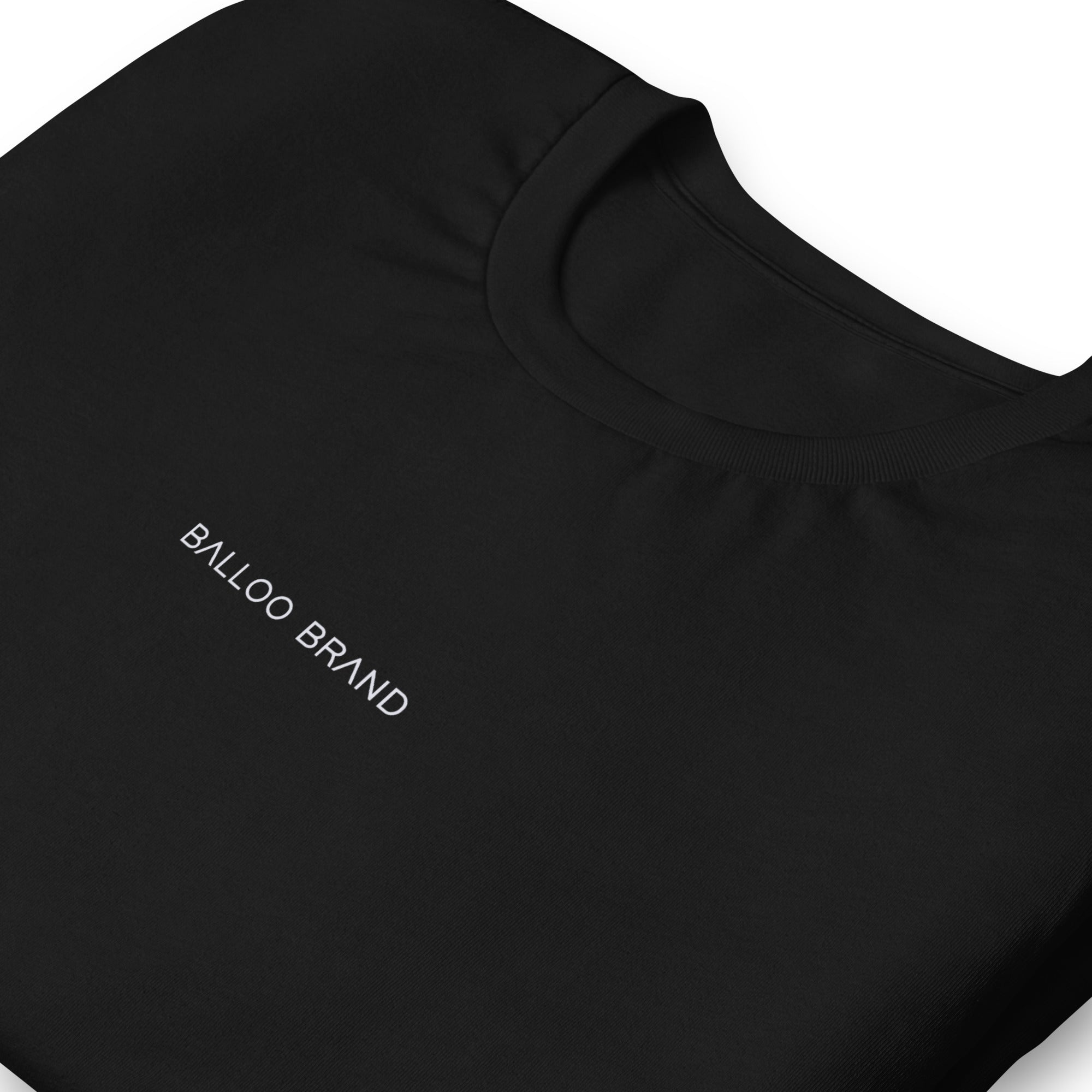 T-Shirt Unissex 100% Algodão Orgânico Central Preta