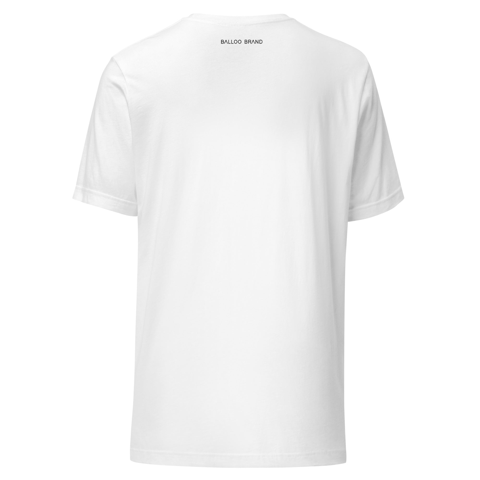 T-shirt Unissex 100% Algodão Orgânico Balloo Branca