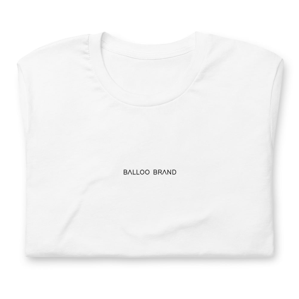 T-Shirt Unissex 100% Algodão Orgânico Big Balloo Branca