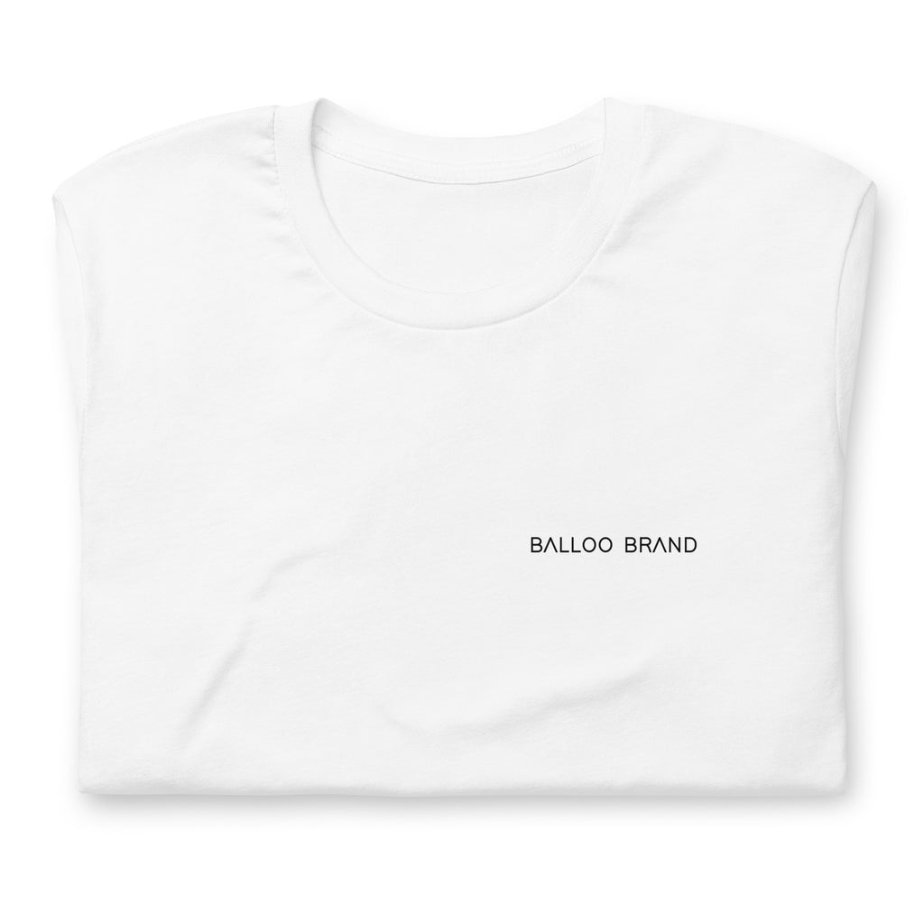 T-Shirt Unissex 100% Algodão Orgânico Clássica Branca