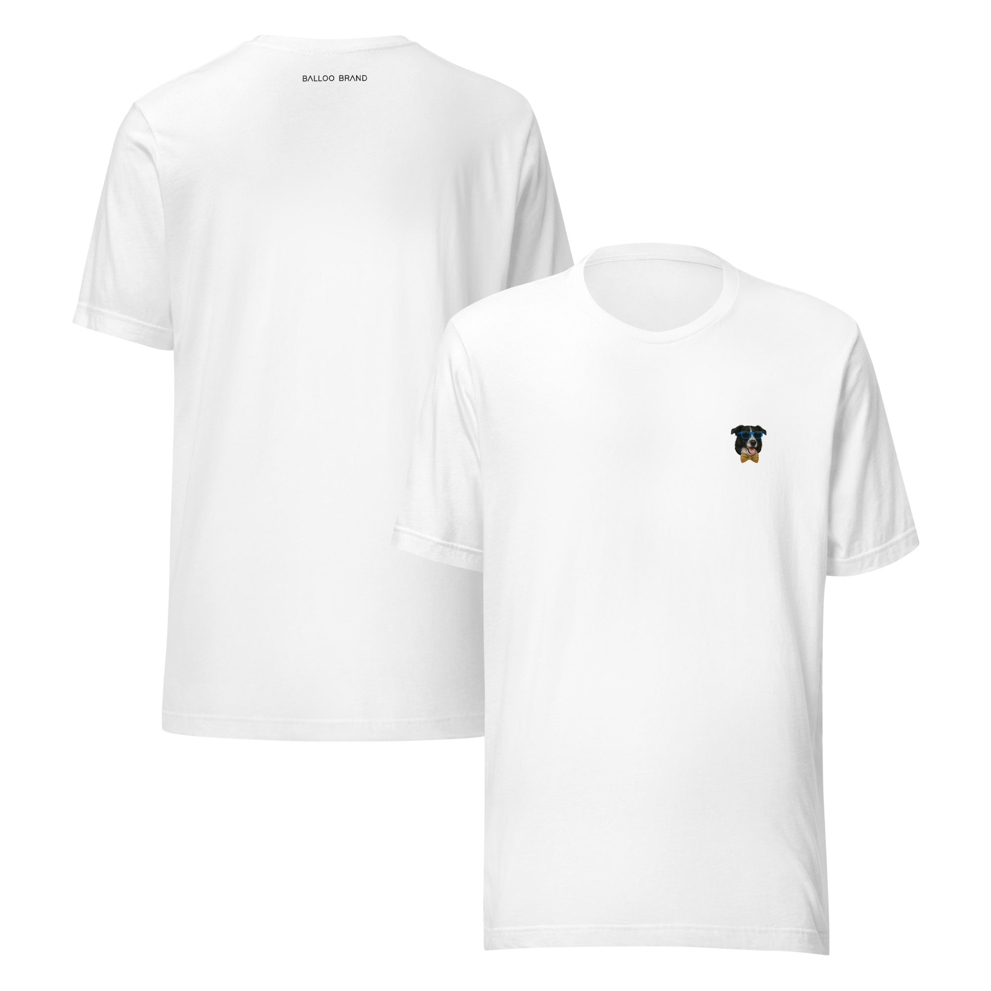 T-shirt Unissex 100% Algodão Orgânico Balloo Branca