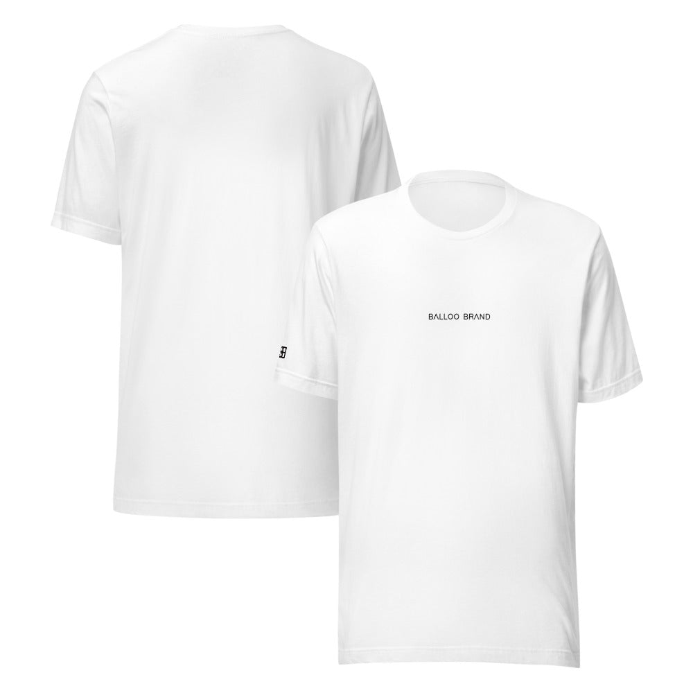 T-Shirt Unissex 100% Algodão Orgânico Central  Branca