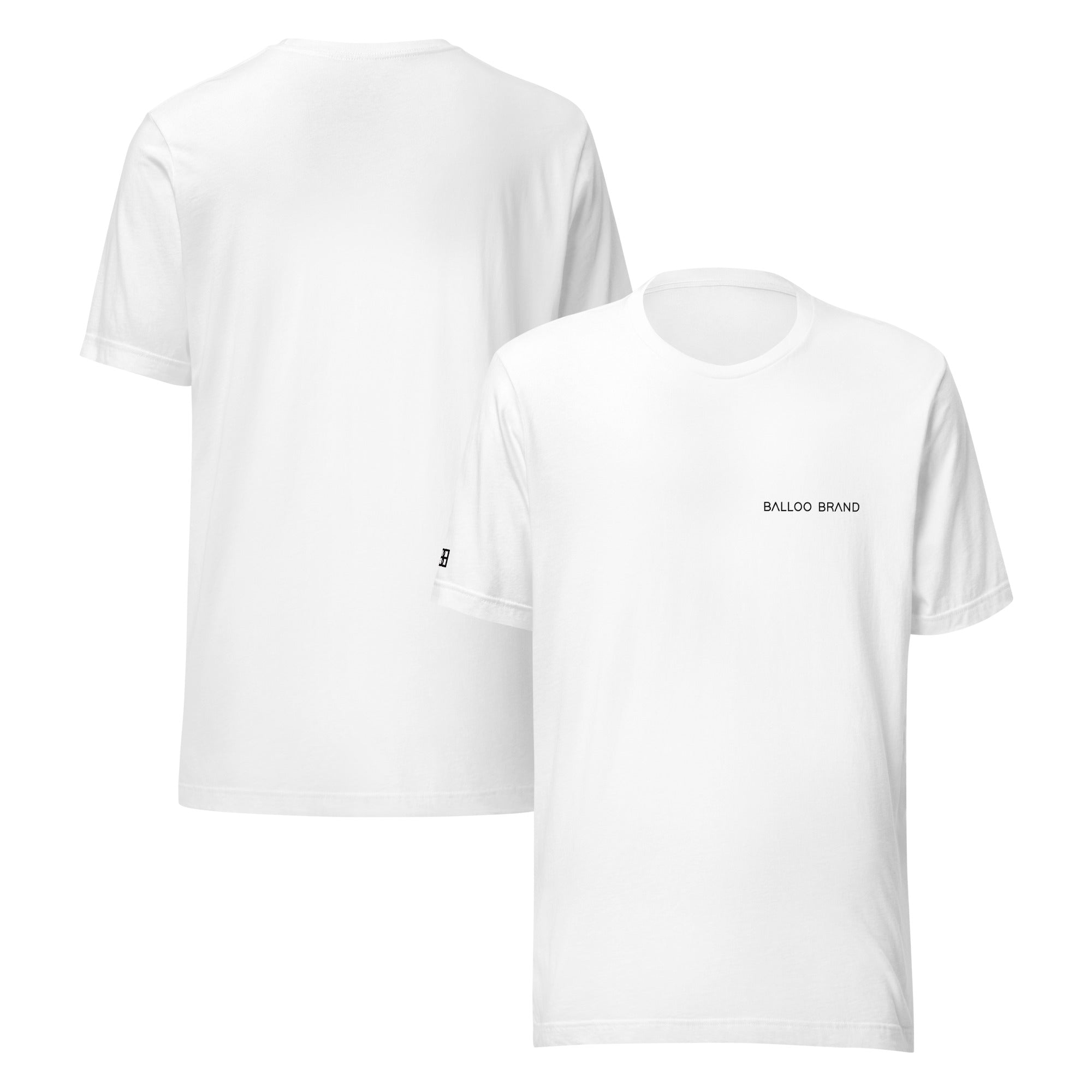 T-Shirt Unissex 100% Algodão Orgânico Clássica Branca