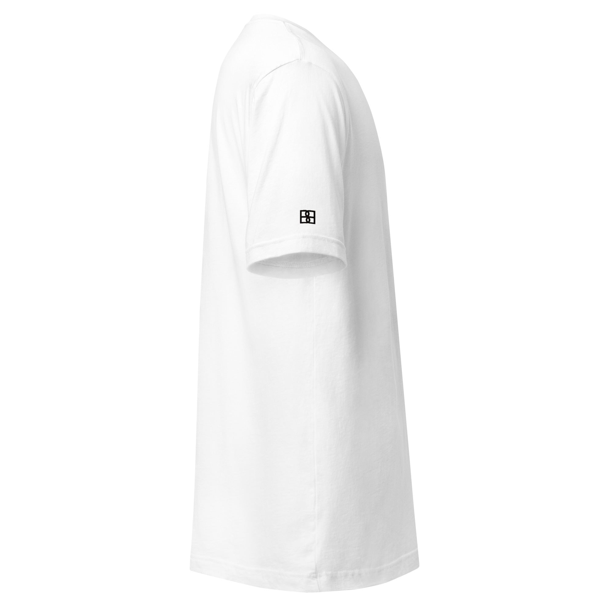 T-Shirt Unissex 100% Algodão Orgânico Clássica Branca